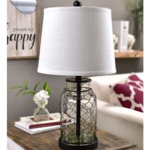 Modern Wire Wrapped Lamp